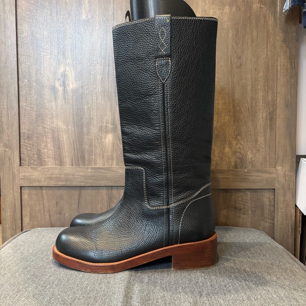 Free People Size11 Blaze Pull On Boots Black - Picture 3 of 16